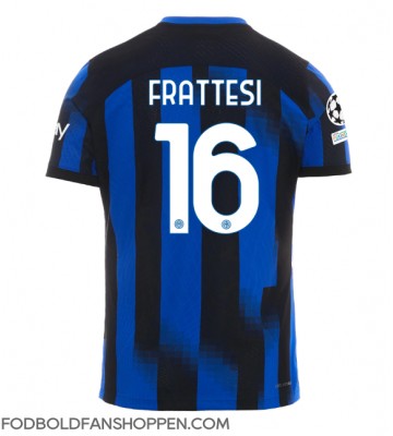 Inter Milan Davide Frattesi #16 Hjemmebanetrøje 2023-24 Kortærmet